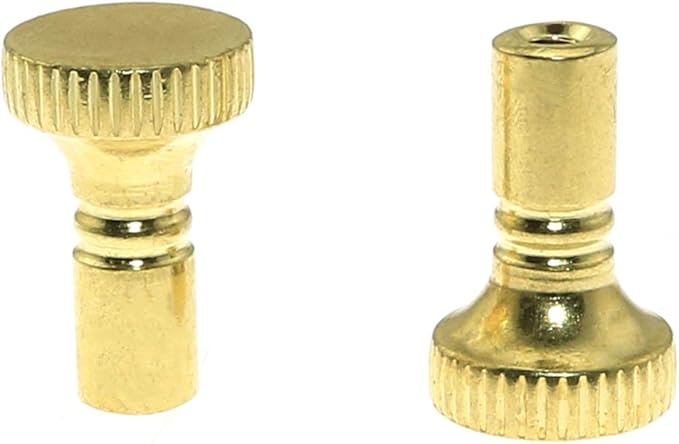 Maxmoral 4pcs Replacement Knobs Light and Fan Knobs On/Off Lamp Turn Knobs, Gold