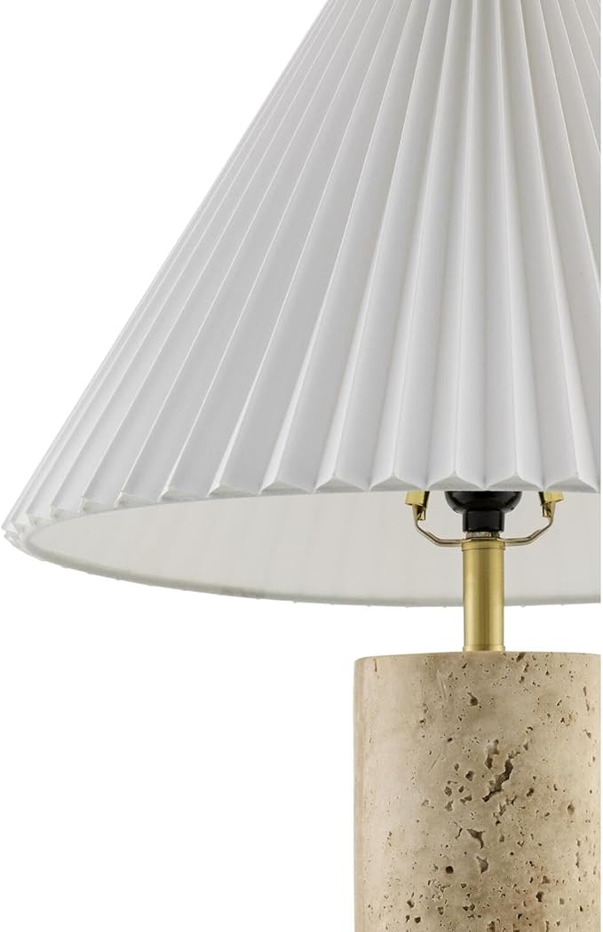 Livabliss x Galey Alix Autumn Laurel Modern Table Lamp, 22" H x 16" W x 16" D, Natural