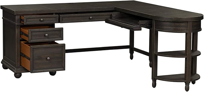 LIBERTY FURNITURE INDUSTRIES, INC. Harvest Home Opt L Shaped Desk Set