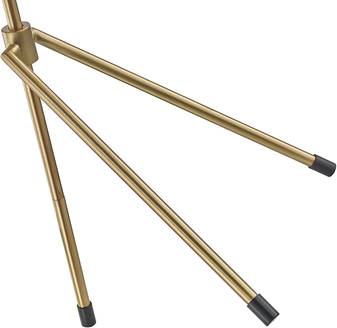 Werner Desk Lamp – Modern Gray Metal Table Lamp, Tripod Design, Commercial Grade Quality for Bedroom or Living Room