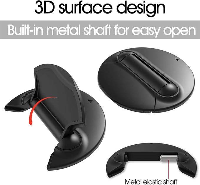 Portable Mini Laptop Stand for Desk Foldable Invisible Laptop Riser Lightweight Universal Ventilated Notebook Stands for Computer Laptop Holder Compatible with MacBook Air Pro 10-17 Inch (2 Pack)