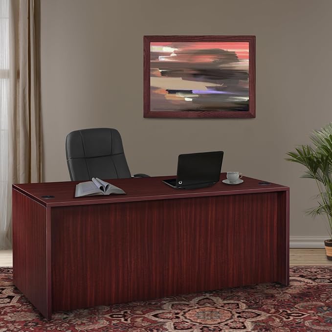 Romig Legacy 71 in. Desk Shell- Mahogany