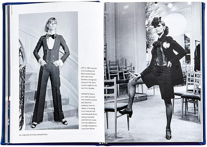 Graphic Image Little Book of Yves Saint Laurent in Luxe Leather (tm) -