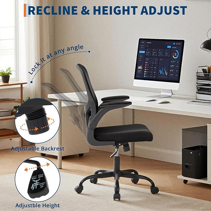 Office Chair – Ergonomic Desk Chair, Mesh Computer Desk Chair, Swivel Rolling Executive Gaming Chair for Home & Office