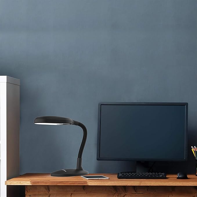 Trademark Home Collection 72-0893 Trademark Home Deluxe Black Sunlight Desk Lamp