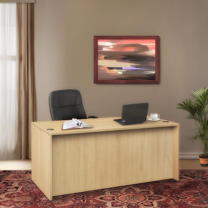 Romig Legacy 66 in. Desk Shell- Noble Oak