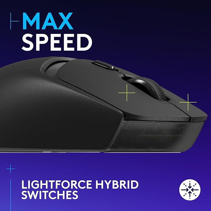 Logitech G515 TKL Wireless Gaming Keyboard (Linear) + G309 Lightspeed Wireless Gaming Mouse Bundle - Black