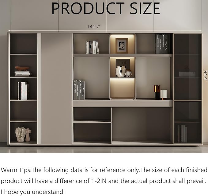L Shaped Executive Desk, 86.6 inch Large Executive Computer Desk Set Drawers and Lockable, Power Socket and USB Port Storage, Without Display Racks and Bookshelves (Filing Cabinet)