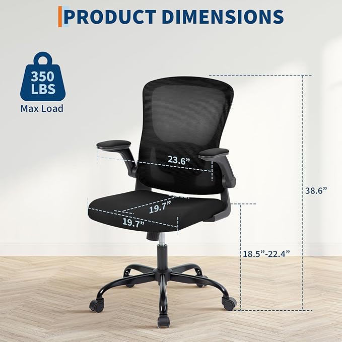 Office Chair – Ergonomic Desk Chair, Mesh Computer Desk Chair, Swivel Rolling Executive Gaming Chair for Home & Office
