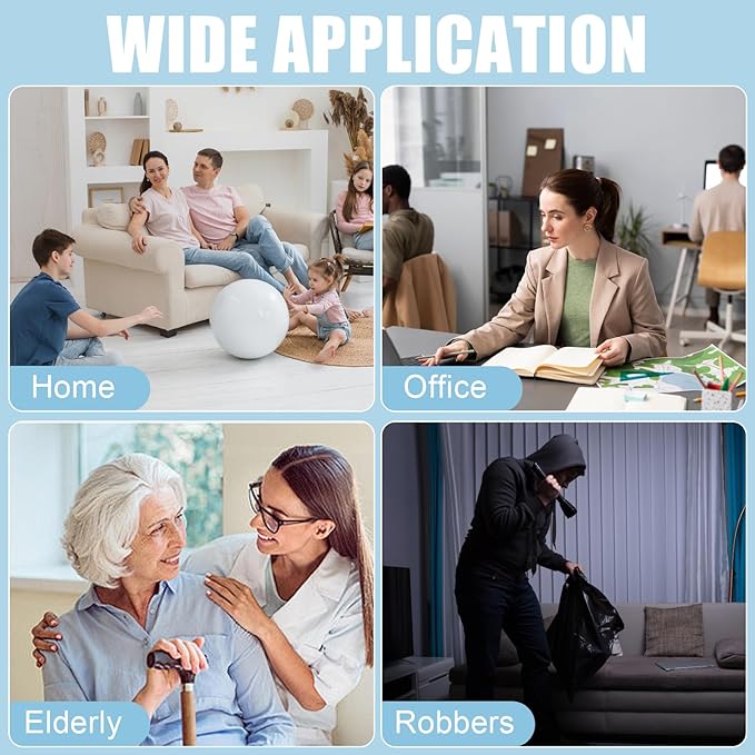 Smoke Detector Hidden Camera Spy Camera Nanny Cam for Home, Office and Business Security with Wi-Fi HD 1080P Connectivity