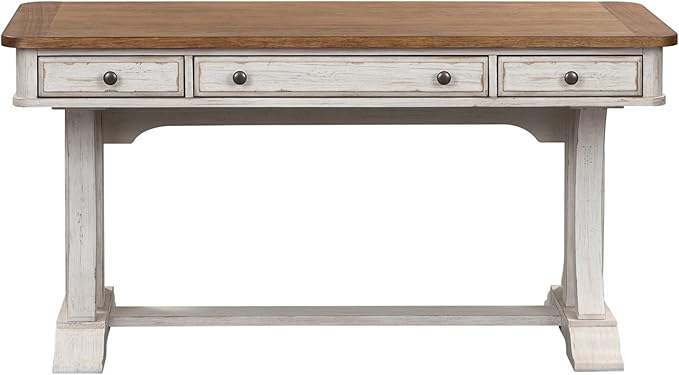 Liberty Furniture Industries Farmhouse Reimagined Writing Desk, W60 x D30 x H31, White