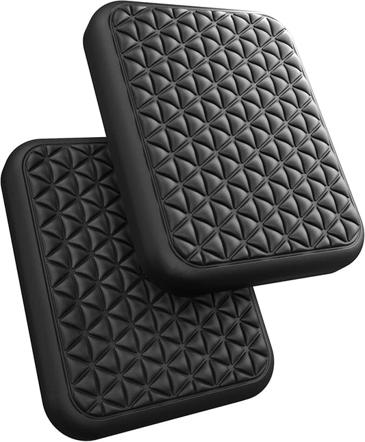 MEKASS Elbow Pad for Desk Large Size Elbow Rest with Memory Foam & Non-Slip Base Relieve Elbow Pain for Office Typing Gaming Car (2pcs)