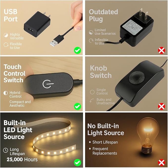 Spiral Lamp for Office,3 CCT 2700K/4500K/6500K Stepless Dimmable Silver Table lamp with USB Adapter,Modern Nightstand Lamp,Unique Bedside Table Lamps,Small Lamp for Nightstand,Living Room,Bedroom