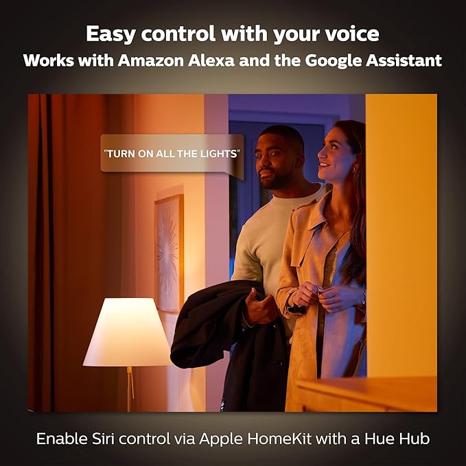 Philips Hue Iris Smart Table Lamp, Gold- White and Color Ambiance LED Color-Changing Light- 1 Pack- Control with Hue App- Compatible with Alexa, Google Assistant, and Apple Homekit