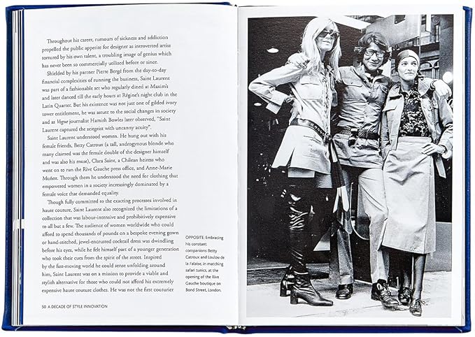 Graphic Image Little Book of Yves Saint Laurent in Luxe Leather (tm) -