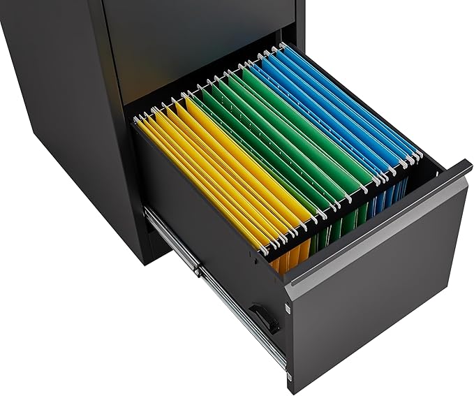 3 Drawer File Cabinet with Lock,Large Metal Vertical File Cabinets for Home Office, Heavy Duty Steel Lockable Filing Storage Cabinet for Letter/Legal/A4/F4 Size File
