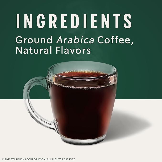 Starbucks K-Cup Cinnamon Dolce Naturally Flavored Coffee Pods for Keurig Makers, 100% Arabica, 1 Box (22 Pods)