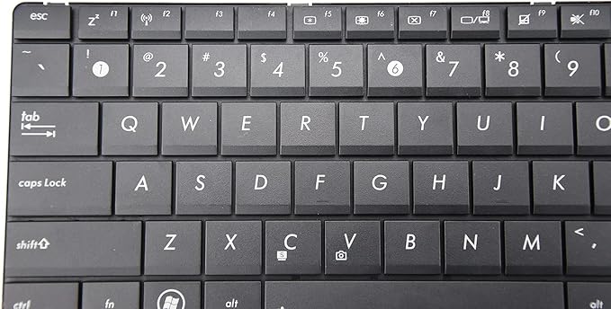 Replacement Keyboard for ASUS n53 k54l x55 x55u x55a x54c x54h x54hy x54xb x55vd x55c r500 f55 f75 Series Laptop Black US Layout