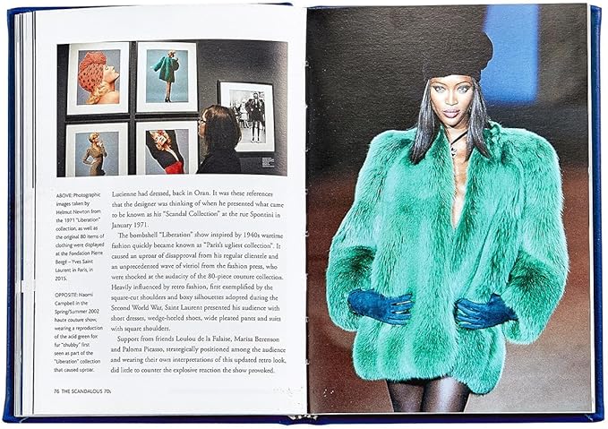 Graphic Image Little Book of Yves Saint Laurent in Luxe Leather (tm) -