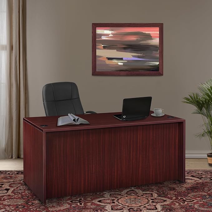 Romig Legacy 60 in. Desk Shell- Mahogany