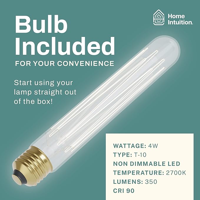Home Intuition Classic Antique Retro Adjustable Leaning Piano Lamp Banker Desk Light (Satin Nickel)
