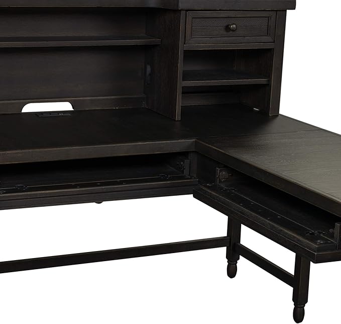 LIBERTY FURNITURE INDUSTRIES, INC. Harvest Home Opt L Shaped Desk Set