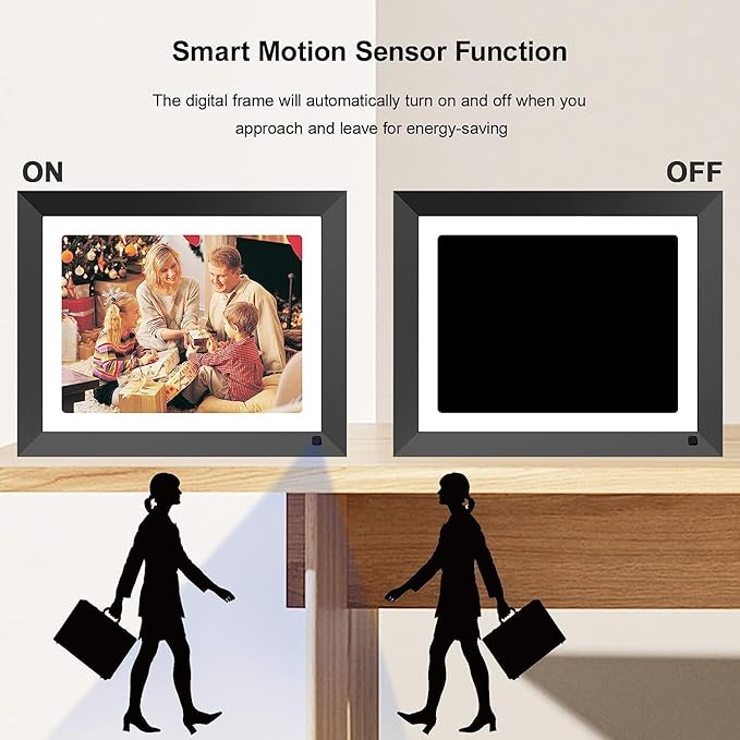11-inch Dual-WiFi Digital Photo Frame - 32GB FULLJA 2K Smart Digital Picture Frame, Digital Calendar, Motion Sensor, Full Functions, Sharing Photos and Videos via App/Email Instantly