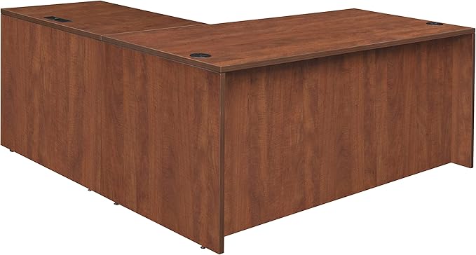 Regency with Return Legacy L-Desk Shell, 71", Cherry