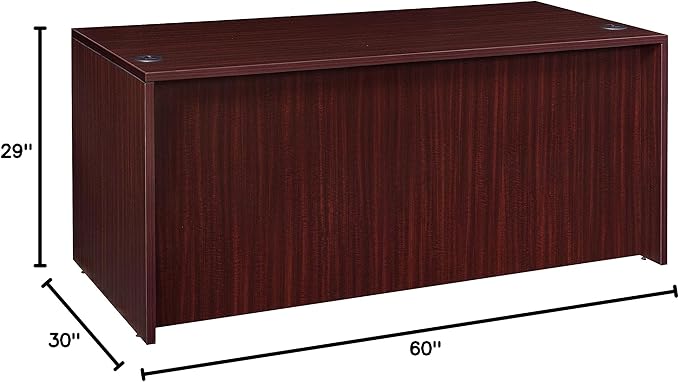 Regency Pedestal Desk Legacy Single 60" x 30" Mahogany