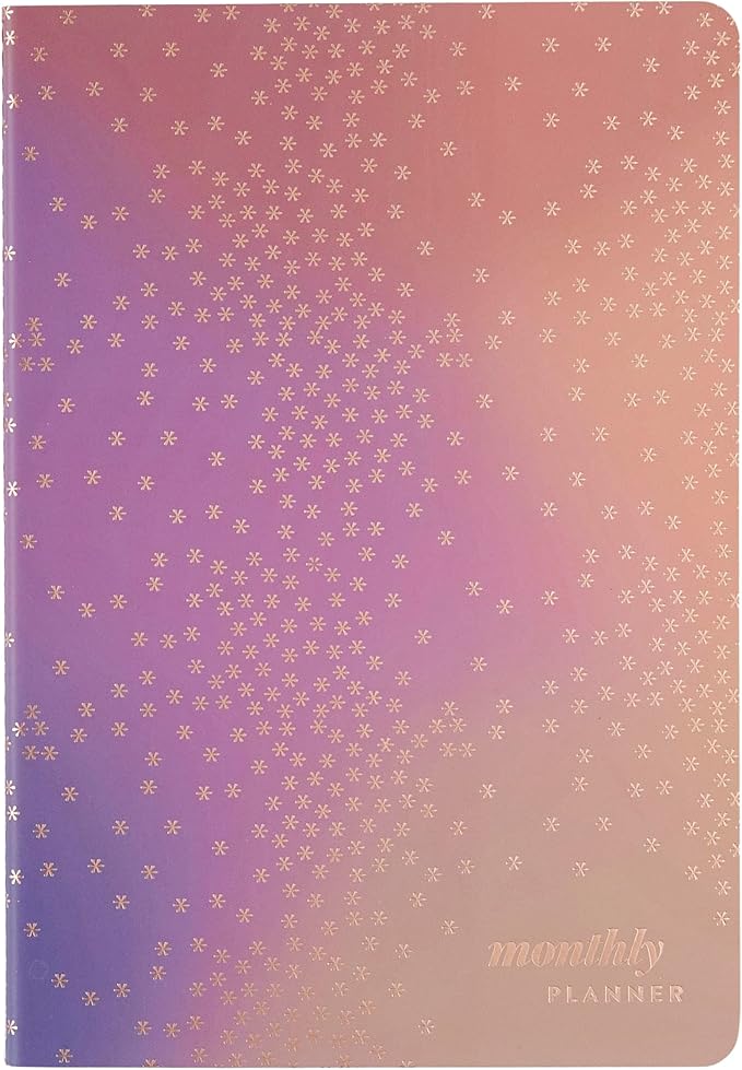 Undated 12M Monthly Petite Planner - Canvas/Asterisk