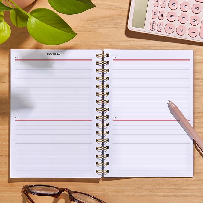Inspired by Erin Condren A5 Daily Fitness Planner, Undated Workout Tracker