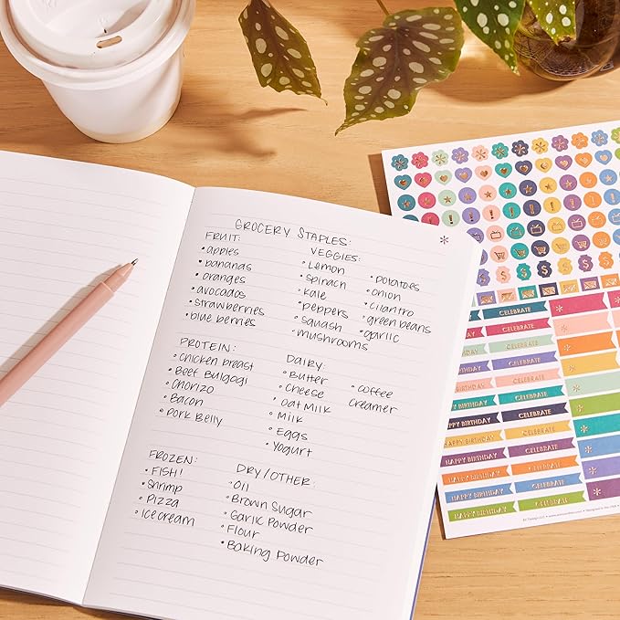 Undated 12M Monthly Petite Planner - Canvas/Asterisk