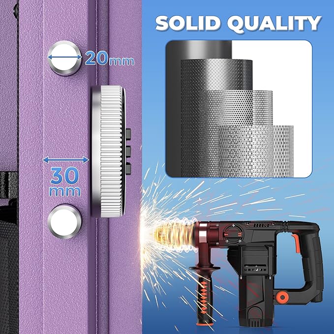 Greenvelly 12-14 Gun Safe for Rifles and Pistols,Gun Cabinet with Password Lock for Home,Office,Bedroom(Purple,Assembly Required)
