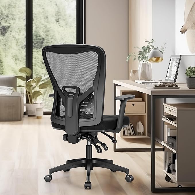 MAISON ARTS Ergonomic Mesh Office Chair, High Back Computer Task Chair Desk Chair with Adjustable Armrest and Lumbar Support for Home Office
