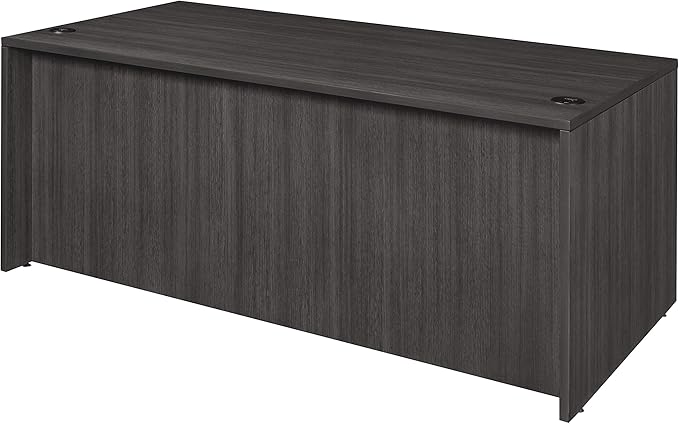 Romig Legacy 71 in. Desk Shell- Ash Grey