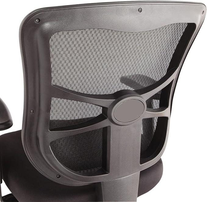 Alera Elusion Series Mesh Mid-Back Multifunction Chair, Black