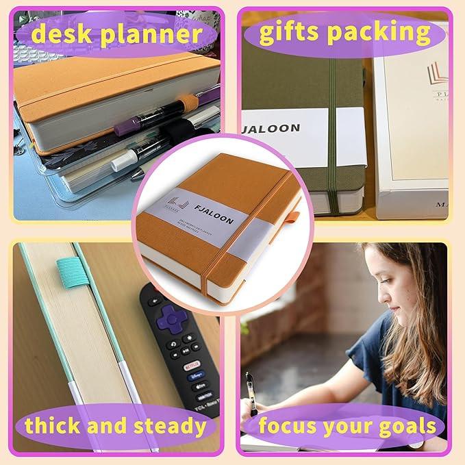 Undated Planner a5 Time Management, 2025-2026 Planner Undated Weekly And Monthly, Organize Your Days Start Anytime and ADHD Friendly (Light Orange)
