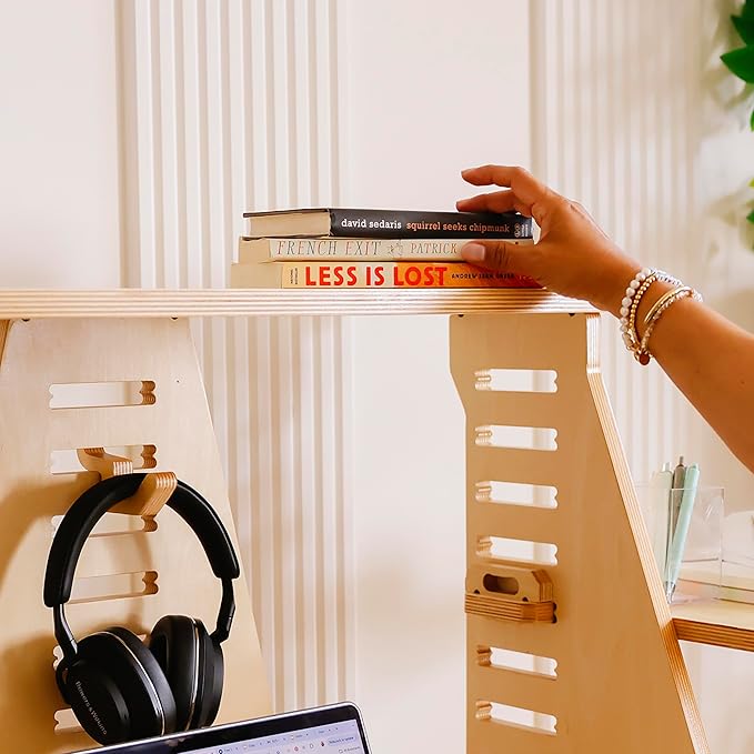 ModDesk Adjustable Desk, Standing Desk, Natural