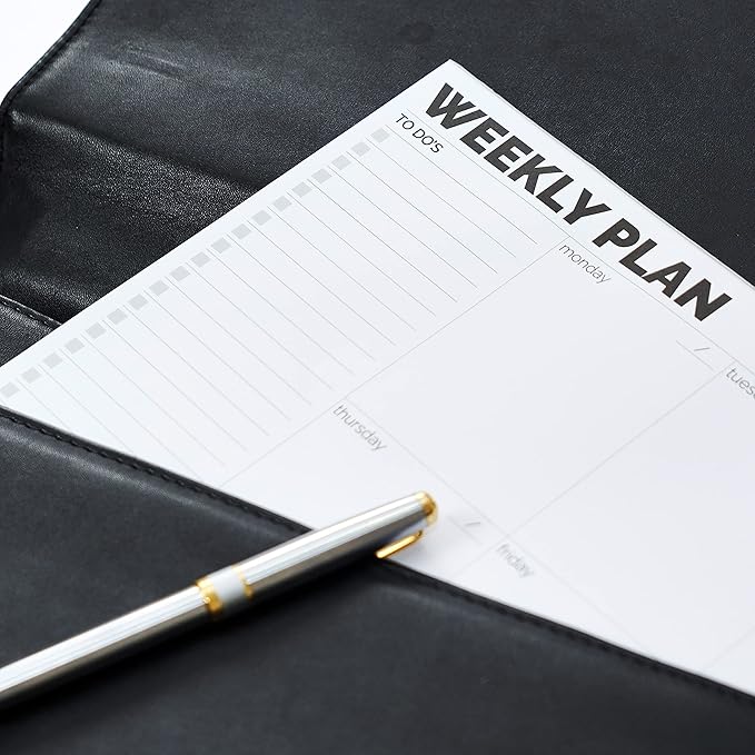 Weekly Planner Pad, Tear Off Undated Weekly Desk Planner Notepad, Weekly Calendar Planner, Weekly To Do List Planner, Work Planner Organizer, Schedule Planner, Weekly To Do List Notepad by Hadigu
