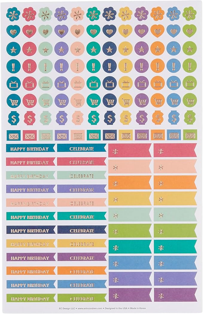 Undated 12M Monthly Petite Planner - Canvas/Asterisk
