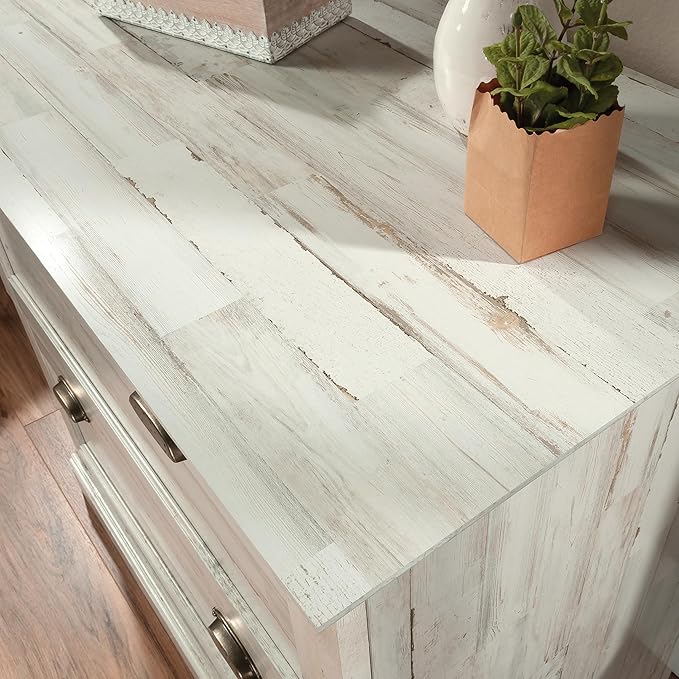 Sauder Barrister Lane Lateral File, White Plank Finish