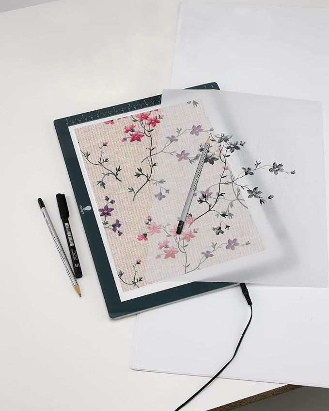 Ultra-Thin A4 LED Light Pad for Tracing & Drawing – Dimmable Brightness with Memory Function – Ideal for Artists, Designers & Crafters