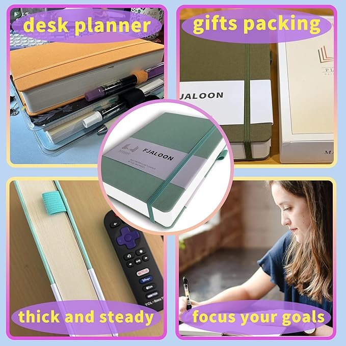Undated Planner a5 Time Management, 2025-2026 Planner Undated Weekly And Monthly, Organize Your Days Start Anytime and ADHD Friendly (Light Blue)