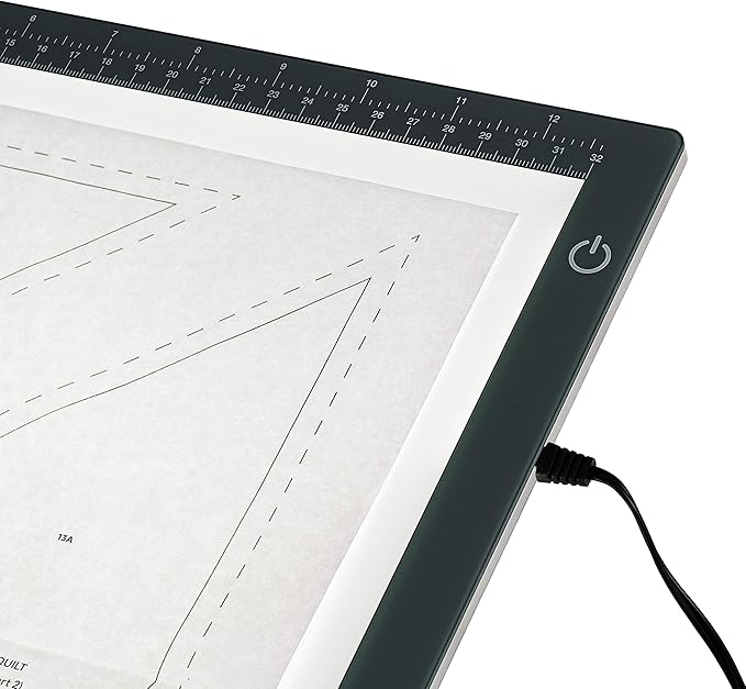 Ultra-Thin A4 LED Light Pad for Tracing & Drawing – Dimmable Brightness with Memory Function – Ideal for Artists, Designers & Crafters