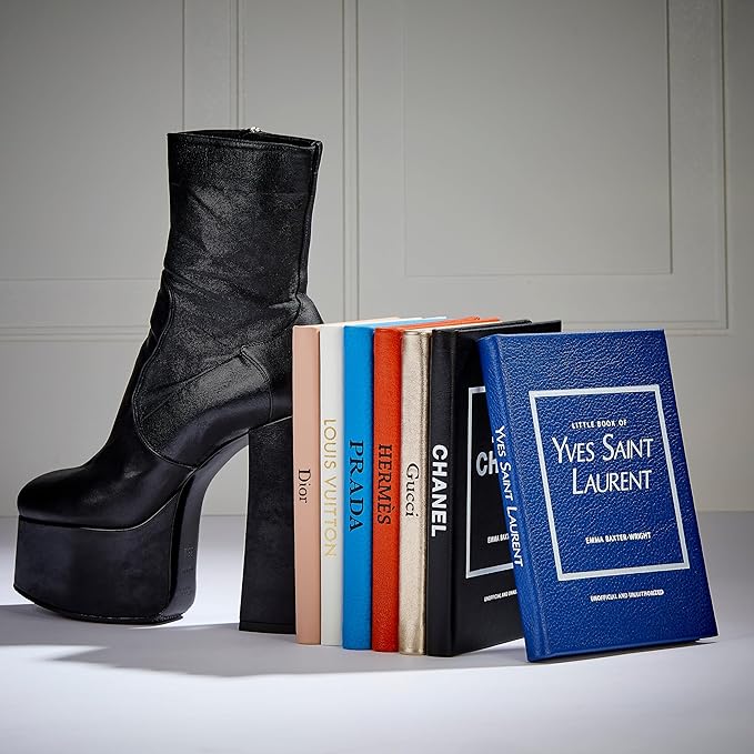 Graphic Image Little Book of Yves Saint Laurent in Luxe Leather (tm) -