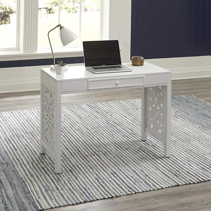 Liberty Furniture Industries Trellis Lane Accent Writing Desk, White