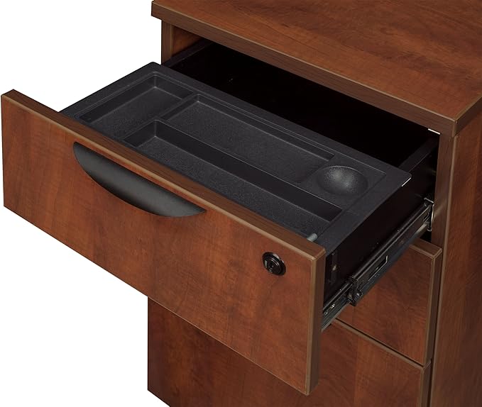 Regency with Return Legacy L-Desk Shell, 71", Cherry
