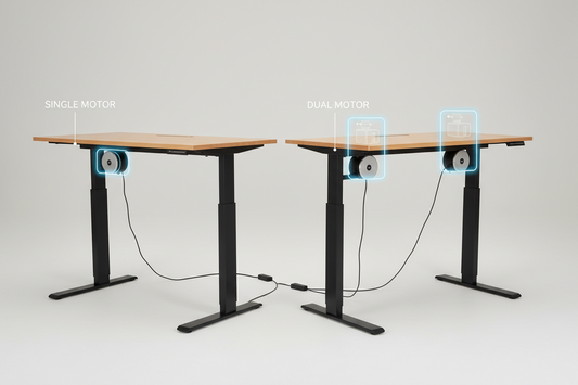 Single vs. Dual Motor Standing Desks