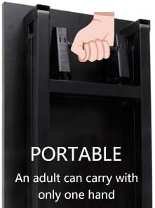 Folding Desk, 31.5 inch No Assembly Folding Desks for Small Spaces, Sturdy Foldable Computer Desk, Multi-Purpose Home Office Desks, Study Writing Desk Office Table Workstation for Home Office Outdoor