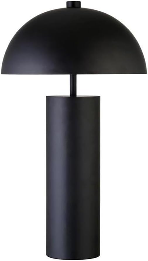 York 27" Tall Table Lamp with Metal Shade in Blackened Bronze/Blackened Bronze